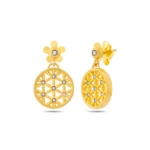 14 Ayar Altın Mandoria Küpe 1092