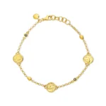 14 Ayar Altın Leonida Bileklik 998