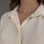 14 Ayar Altın C Harf Kolye 517