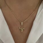 14 Ayar Altın Charmlı Anka Kuşu Kolye Ucu 445