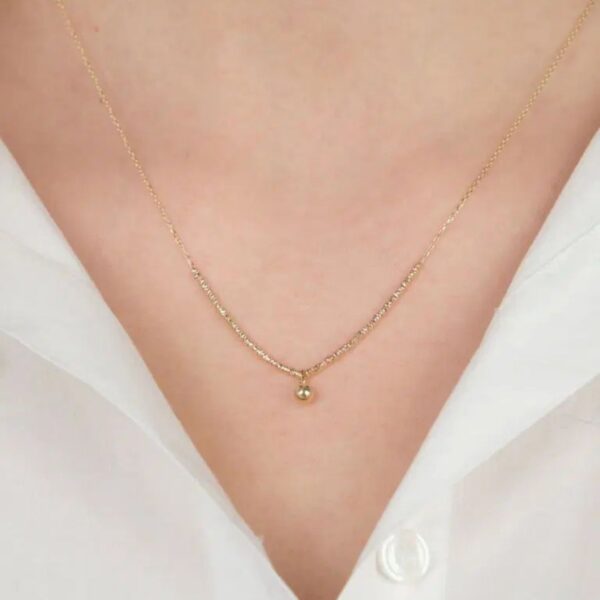 14 Ayar Altın Dorika Toplu Kolye