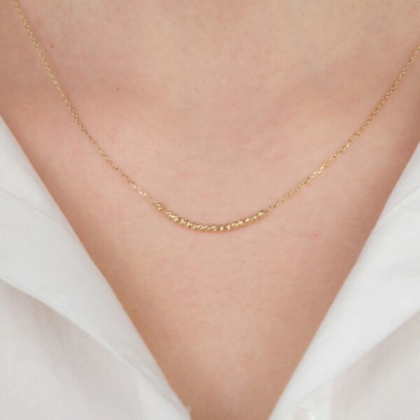 14 Ayar Altın Dorikalı Kolye