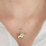 14 Ayar Altın Filli Kolye Ucu 467