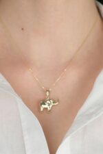 14 Ayar Altın Filli Kolye Ucu 467