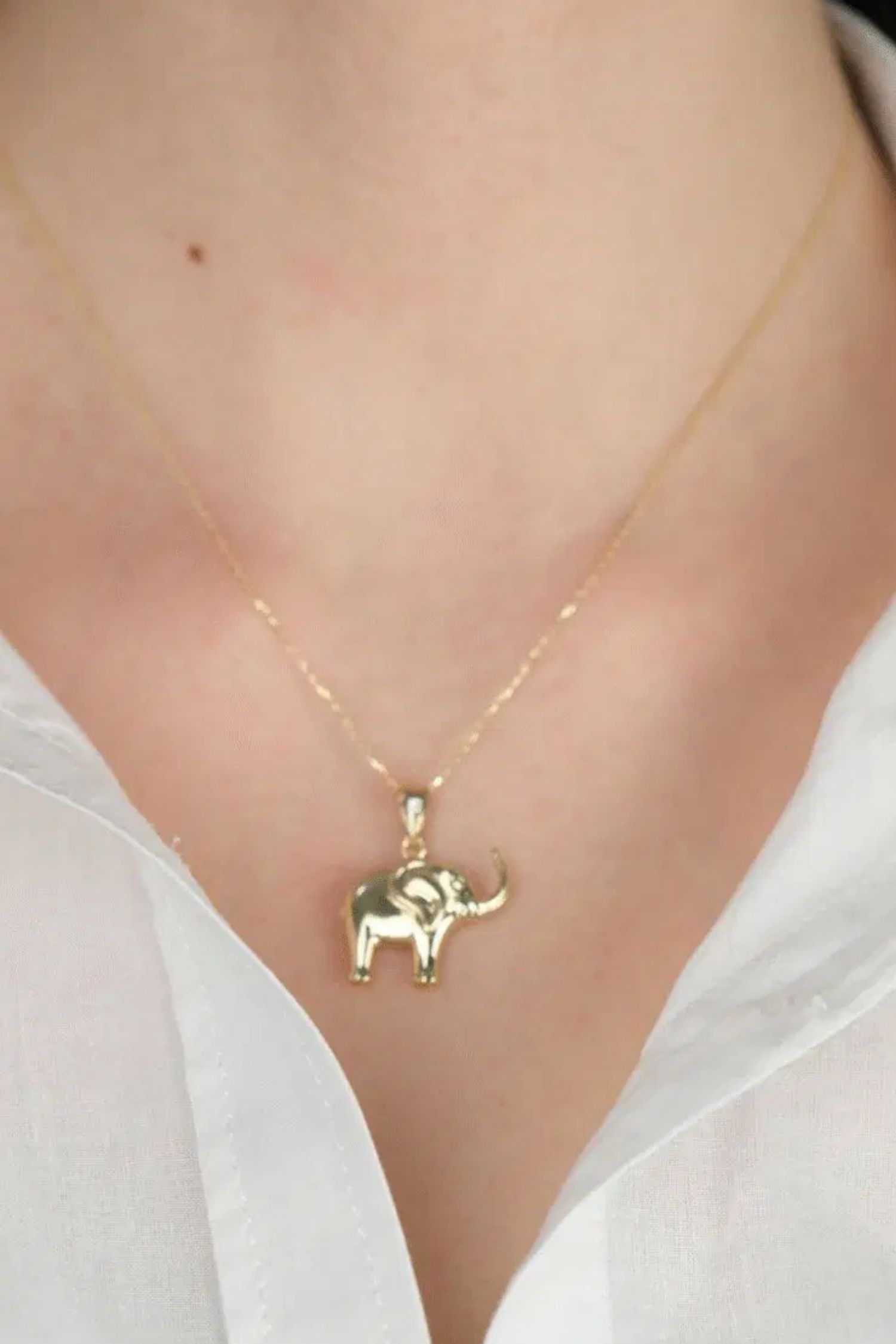 Adsiz-tasarim-24.jpg 14 Ayar Altın Filli Kolye Ucu 467 - Görsel 1