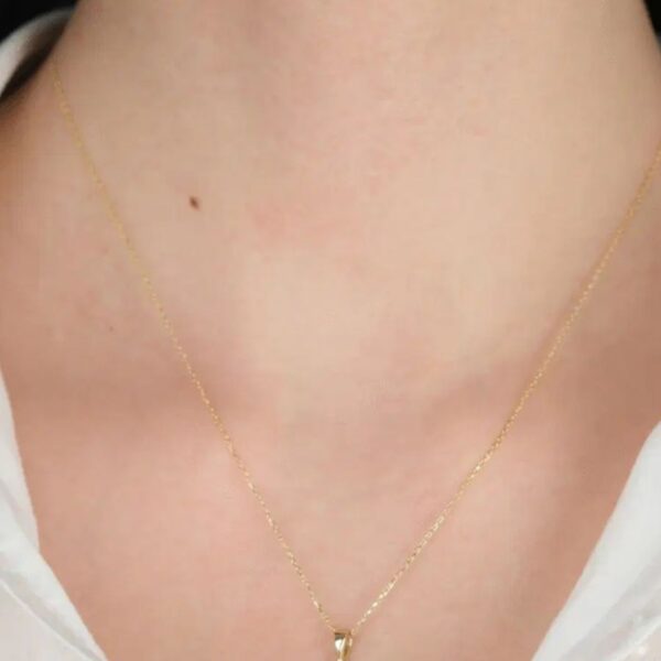 14 Ayar Altın İçi Kalemli Kolye Ucu 486