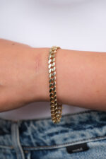 14 Ayar Altın Taşlı Gurmet Zincir 829 - Görsel 4