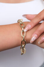 14 Ayar Altın Zincir Bileklik 1007