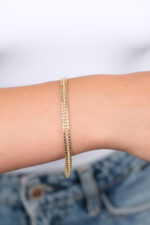 14 Ayar Altın Viyana Bileklik 839 - Görsel 2