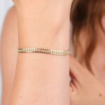 14 Ayar Altın Viyana Bileklik 839