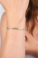 14 Ayar Altın Viyana Bileklik 839