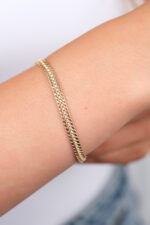 14 Ayar Altın Viyana Bileklik 839 - Görsel 4