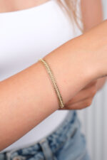 14 Ayar Altın Viyana Bileklik 839 - Görsel 5