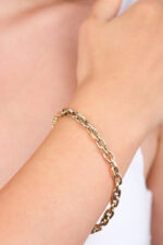 14 Ayar Altın Zincir Bileklik 962