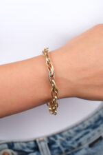 14 Ayar Altın Zincir Bileklik 483 - Görsel 4