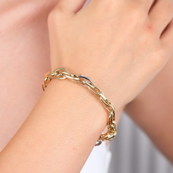 14 Ayar Altın Zincir Bileklik 483