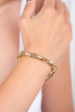 14 Ayar Altın Halka Zincir Bileklik 552