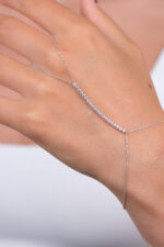 14 Ayar Altın Beyaz Taşlı Şahmeran 732 - Görsel 3