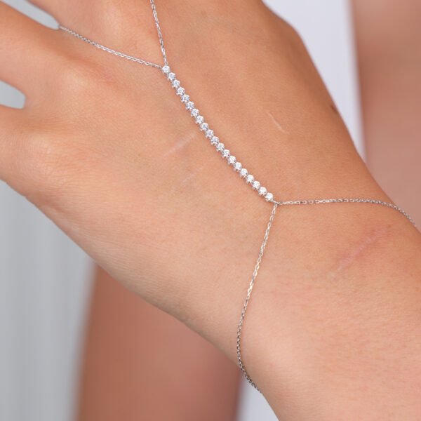 14 Ayar Altın Beyaz Taşlı Şahmeran 732