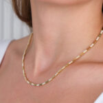 14 Ayar Altın Taşlı Kolye 836