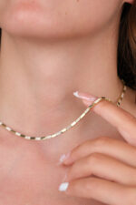 14 Ayar Altın Taşlı Kolye 836 - Görsel 4