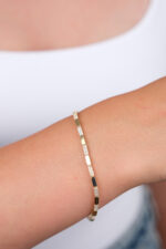 14 Ayar Altın Taşlı Bileklik 994 - Görsel 5