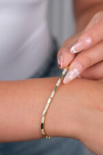 14 Ayar Altın Taşlı Bileklik 994 - Görsel 3