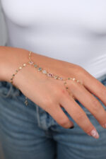 14 Ayar Altın Renkli Taşlı Şahmeran 1002 - Görsel 2