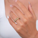 14 Ayar Altın Taşlı Yüzük 910