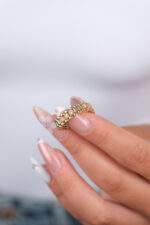 14 Ayar Altın Taşlı Yüzük 910 - Görsel 5