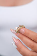 14 Ayar Altın Taşlı Yüzük 910 - Görsel 6