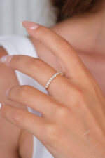 14 Ayar Altın Taşlı Yüzük 719 - Görsel 3