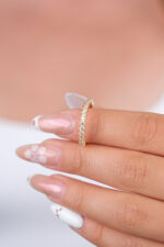 14 Ayar Altın Taşlı Yüzük 719 - Görsel 5