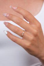 14 Ayar Altın Küçük Taşlı Yüzük 787