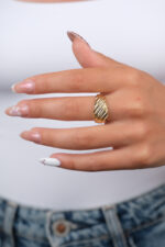 14 Ayar Altın Sade Yüzük 481 - Görsel 3