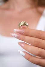 14 Ayar Altın Sade Yüzük 481 - Görsel 6