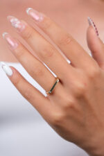 14 Ayar Altın Kare Yüzük 940 - Görsel 3