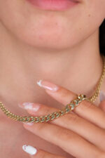 14 Ayar Altın Kalın Zincir 433 - Görsel 3