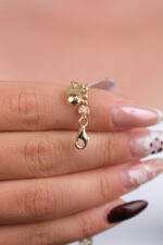 14 Ayar Altın Ortası Yuvarlak Kolye 830 - Görsel 6