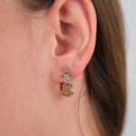 14 Ayar Altın Halka Küpe 817