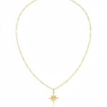 14 Ayar Altın Kutup Yıldızlı Kolye