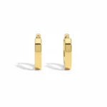 14 Ayar Altın Altıgen Küpe 553