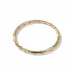 14 Ayar Altın Eklentili Kenarları Pembe Taşlı Bileklik 941