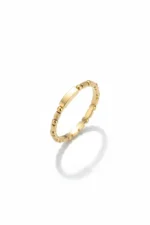 14 Ayar Altın Minimal Sade Yüzük 775