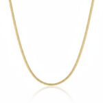 14 Ayar Altın Sade İtalyan Zincir  Kolye 420