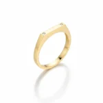 14 Ayar Altın Kare Yüzük 940