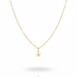 14 Ayar Altın Ataç Zincirli Kolye KLY 771