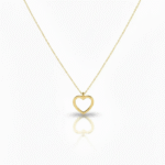 14  Ayar Altın İçi Boş Kalpli Kolye 649