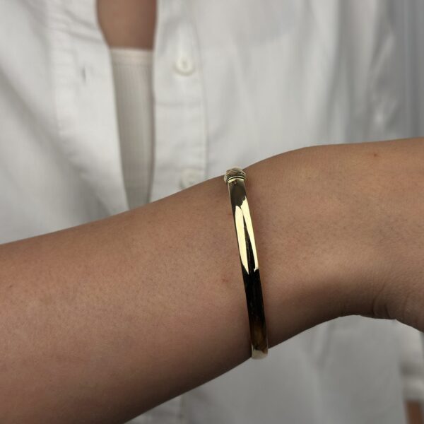 14 Ayar Altın Sade Kelepçe 121