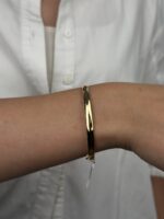 14 Ayar Altın Sade Kelepçe 121 - Görsel 3